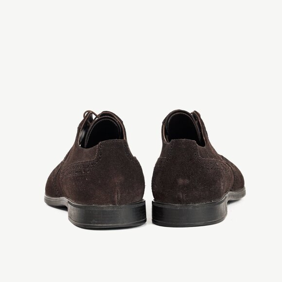 Prada Moro Suede Wingtip Derbies - Picture 3 of 10